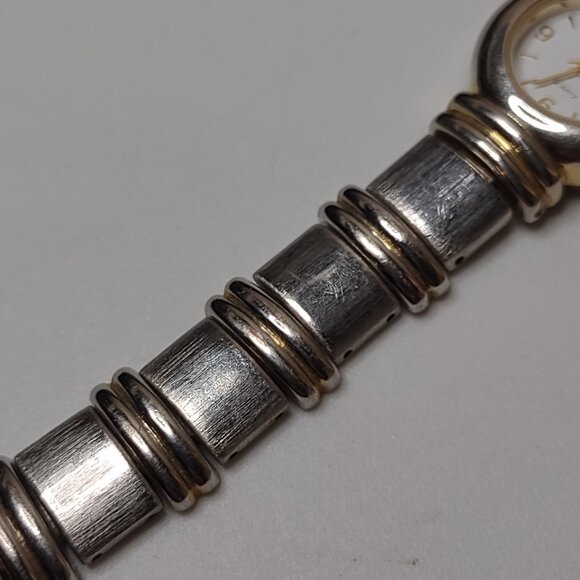 6.5 Inch Silver Tone Metal Gruen Watch With White Dial - Picture 3 of 13